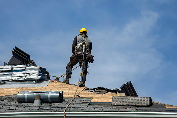 Professional Roof Replacement technician working in Shelburne Falls, MA